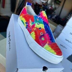 Gypsy Jazz Rainbow Tie-Dye Sneakers